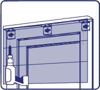 Illustration of a syringe and vaccine vial beside a stylized representation of a document folder.