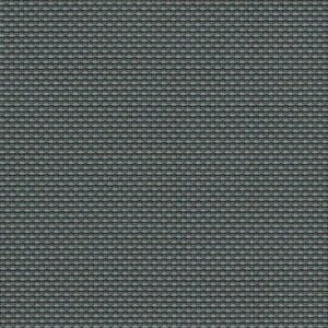 Close-up view of a Straight Drop Blind featuring textured gray fabric with a small, repeating rectangular pattern.