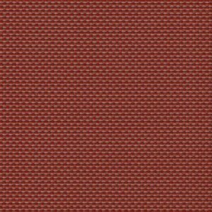 Close-up of a textured Straight Drop Blind in red, featuring a dense, repeating rectangular pattern.