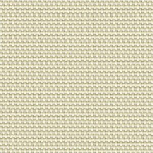 Experience the Straight Drop Blind, featuring a beige woven textile with a repetitive grid design.