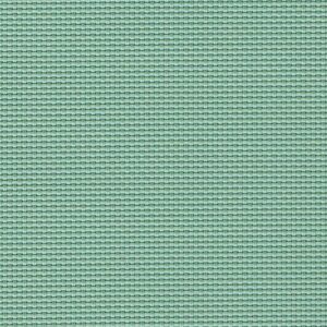Close-up of a Straight Drop Blind in light green textured fabric with a grid-like pattern.
