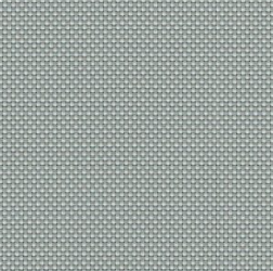 Close-up of a gray woven fabric texture used in Zipscreen Blinds, featuring a uniform, grid-like pattern with small square cells.