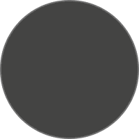 A solid dark gray circle with a thin lighter gray border on a transparent background, echoing the sleek style of Outdoor Zipscreen Blinds.