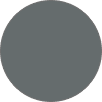 A solid gray circle centered on a transparent background, inspired by the sleek, modern design of Outdoor Zipscreen Blinds.