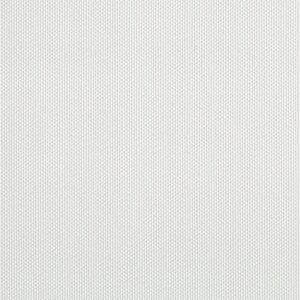 Close-up of a light gray, finely textured fabric with a subtle vertical striped pattern.