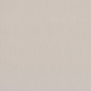 Close-up of a beige woven fabric with a subtle vertical striped texture, showing fine, evenly spaced threads.
