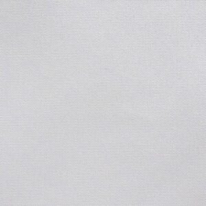 A close-up view of the Builders Range Roller Blinds, featuring a plain, light gray fabric with a subtle, even weave texture.