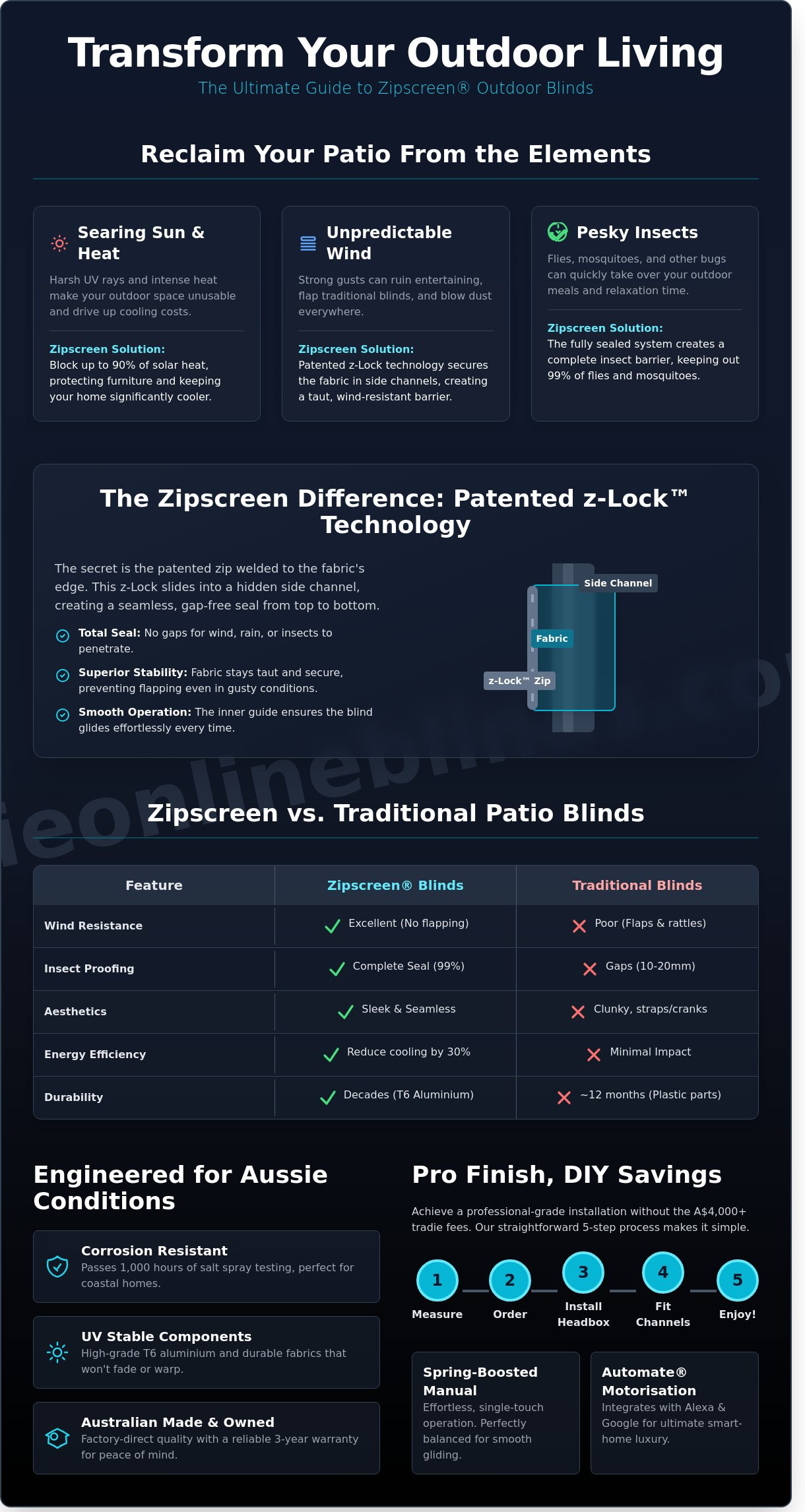Zipscreen Outdoor Blinds: The Ultimate Guide to Enhancing Your Australian Home